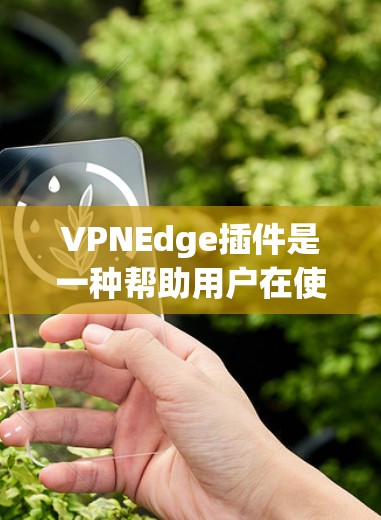 VPNEdge插件是一种帮助用户在使用VPN时提升性能和安全性的重要工具。以下是对该主题的总结和分析 VPNEdge插件是一种帮助用户在使用VPN时提升性能和安全性的重要工具。以下是对该主题的总结和分析