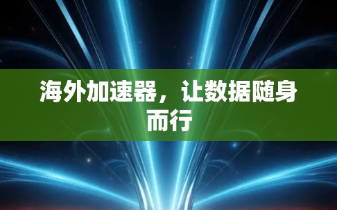 海外加速器，让数据随身而行