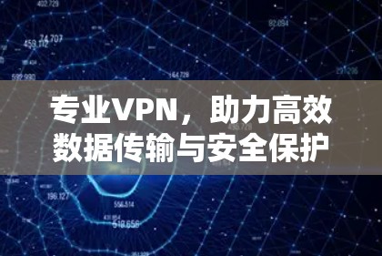专业VPN,助力高效数据传输与安全保护 专业VPN,助力高效数据传输与安全保护